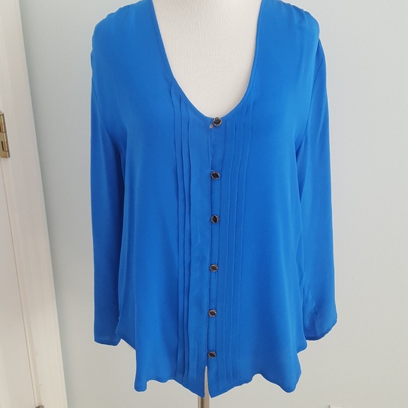 Yumi Kim Tops - Yumi Kim Cobalt Blue Blouse